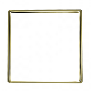 Square Gold 1 Inch Lapel Pin